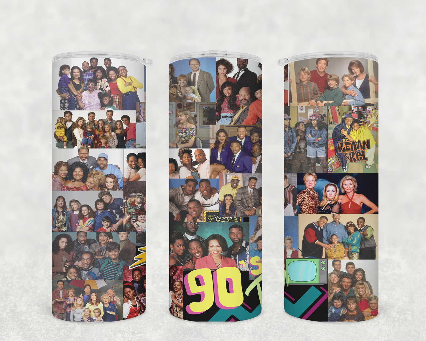 Ultimate 90s Sitcom Nostalgia 20-Oz Stainless Steel Tumbler