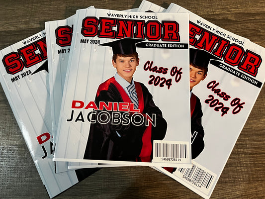 Customizable High School Graduation Celebration Magazine - Showcase Your Graduate’s Journey & Future Plans