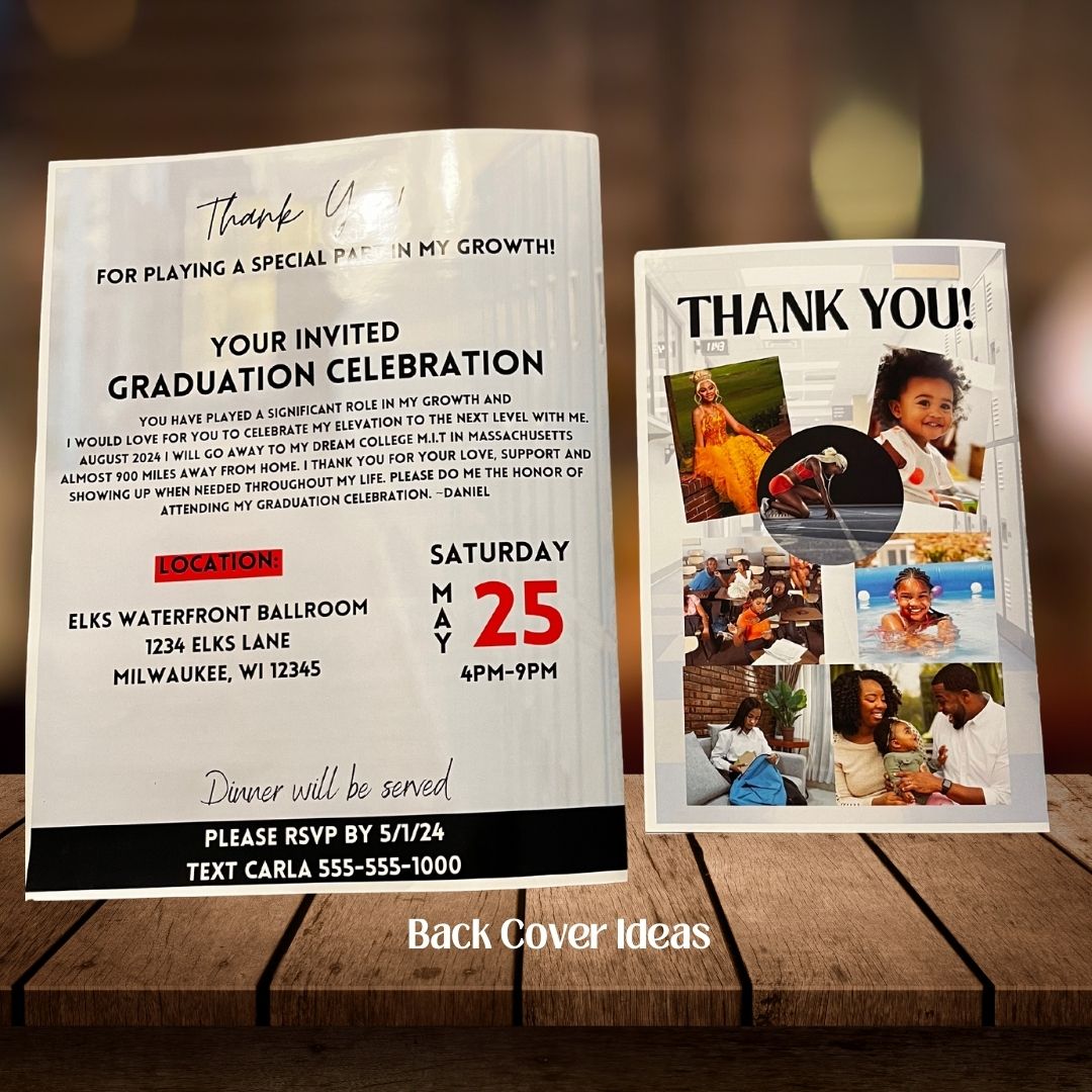 Customizable High School Graduation Celebration Magazine - Showcase Your Graduate’s Journey & Future Plans
