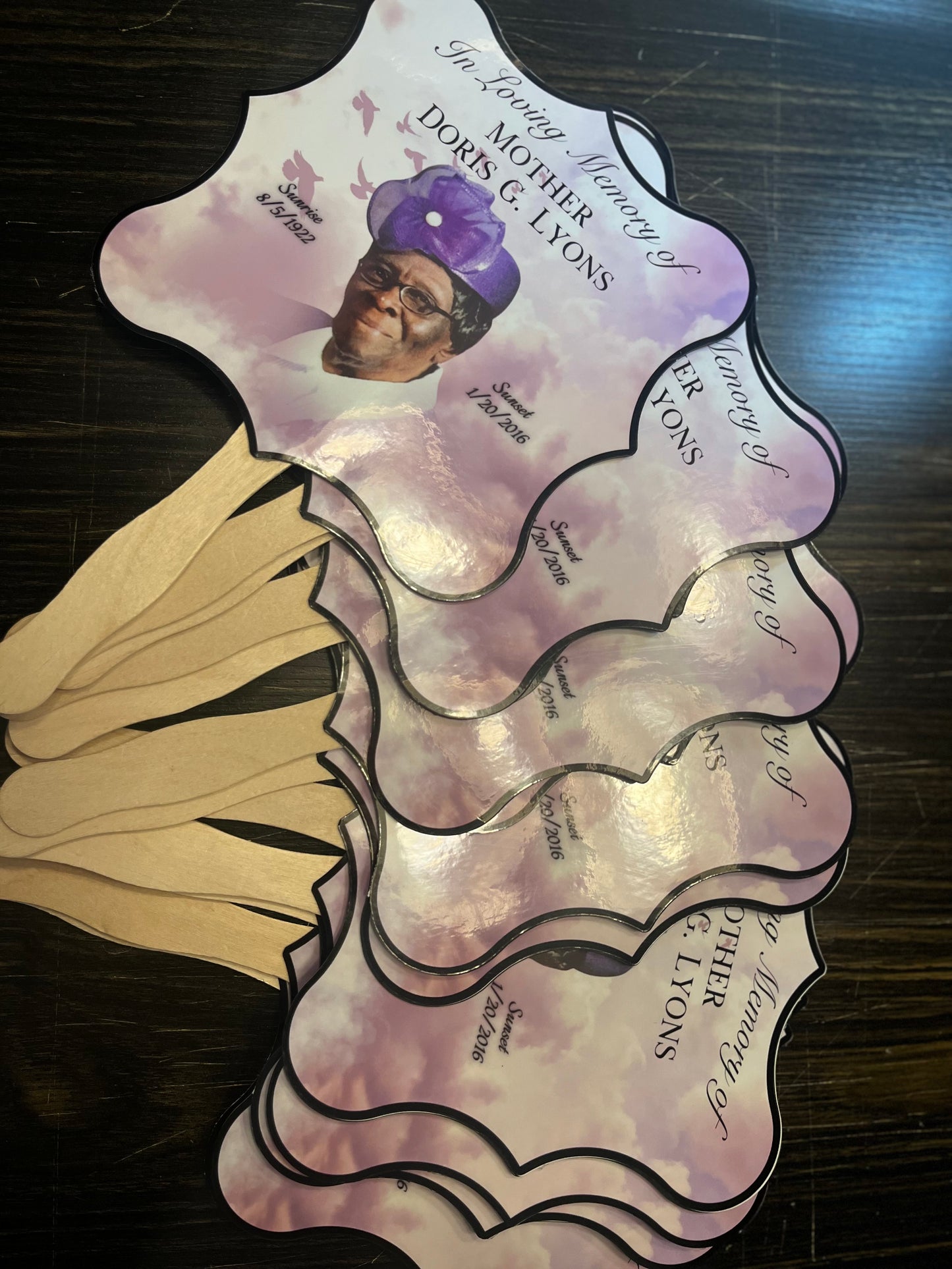 Handmade Custom Fans| Special Occasions Fans| Graduation Fans |Memorial Fans