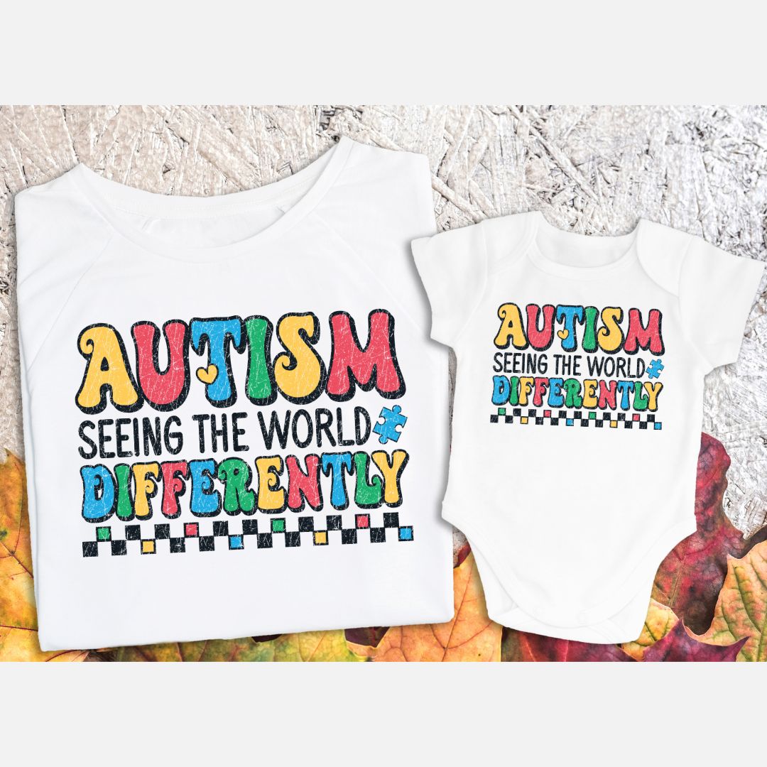 Autism Awareness Shirts- Seeing the World Differently- Autism Apparel