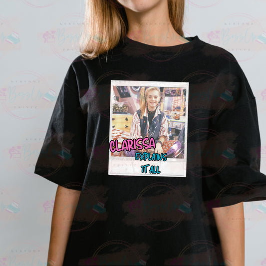 90's Nostalgic Tee- Clarissa - BozzUp Kustomz