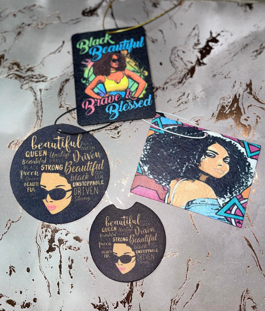 Black Girl Magic Car Fresheners - BozzUp Kustomz