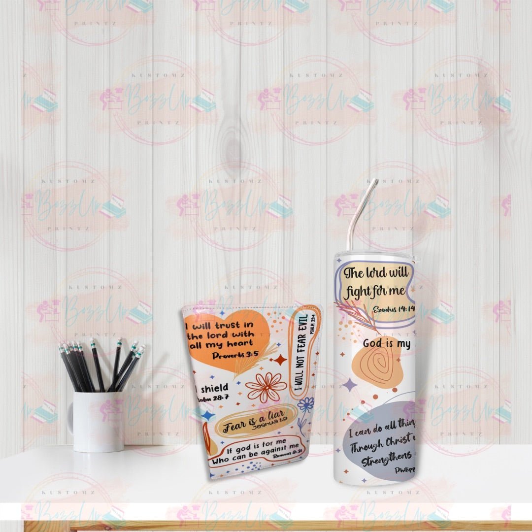 Biblical Affirmations Tumbler Cup - BozzUp Kustomz