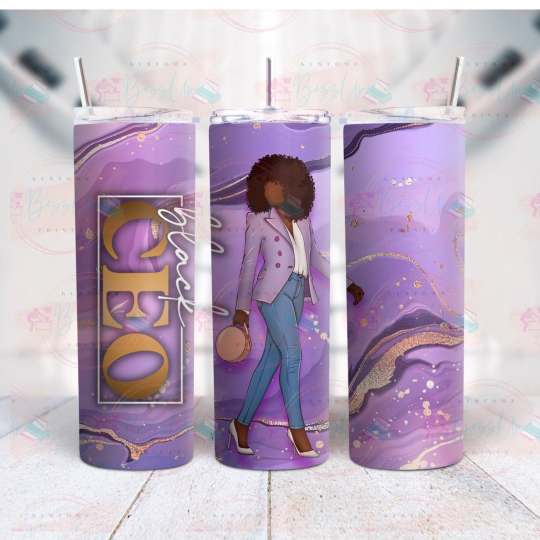 Black Women CEO Tumbler - BozzUp Kustomz