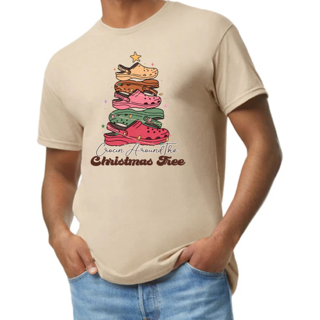 Croc'n around the Christmas Tree- Shirts - BozzUp Kustomz