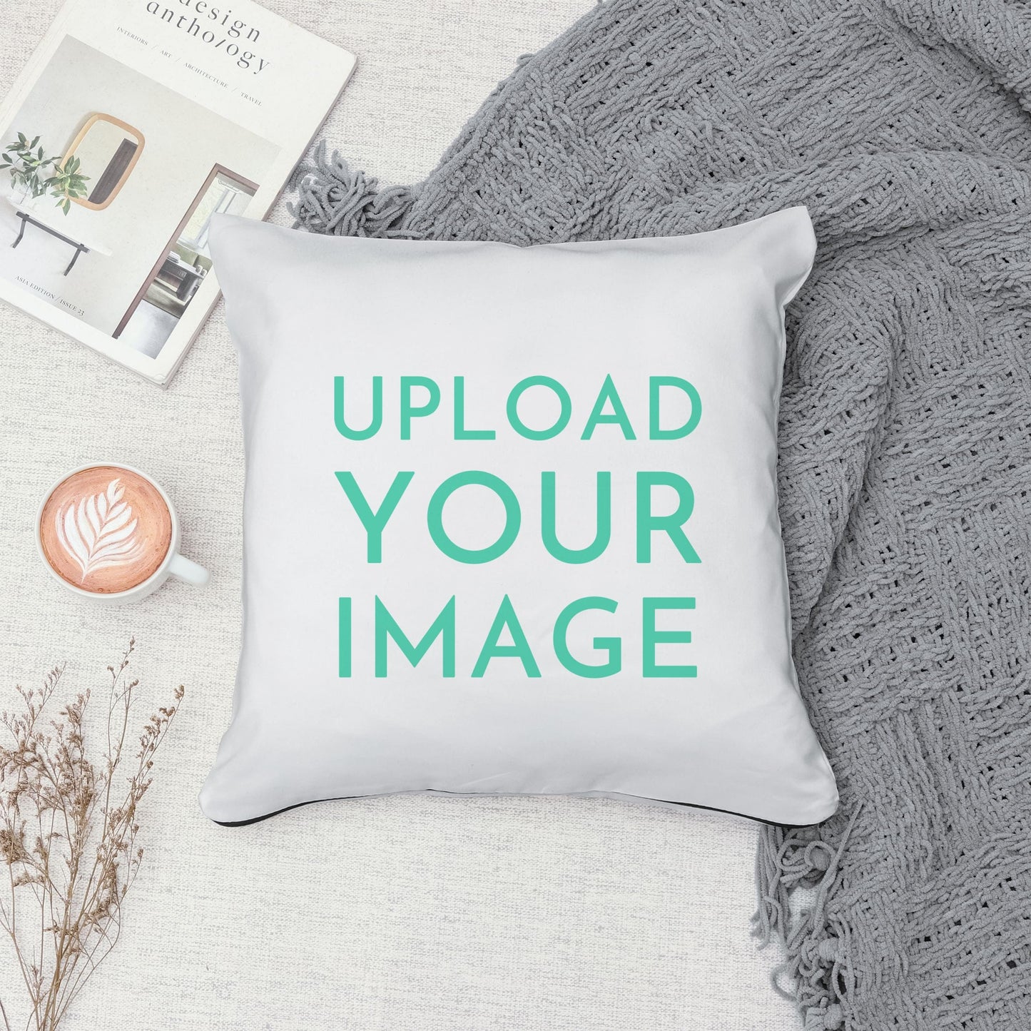 Custom photo throw pillow - BozzUp Kustomz