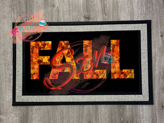 Fall SZN (season) Door Mat - BozzUp Kustomz
