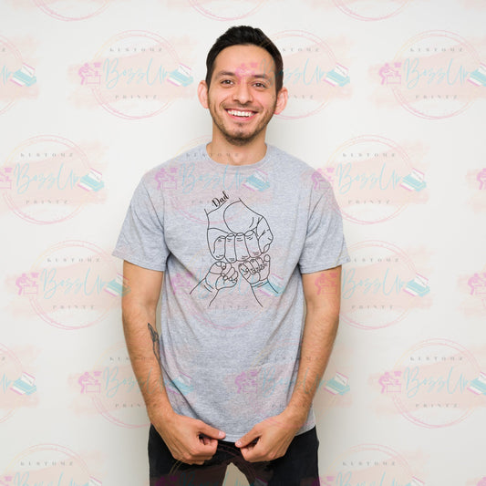 Fist Bump Fathers T-shirt - BozzUp Kustomz