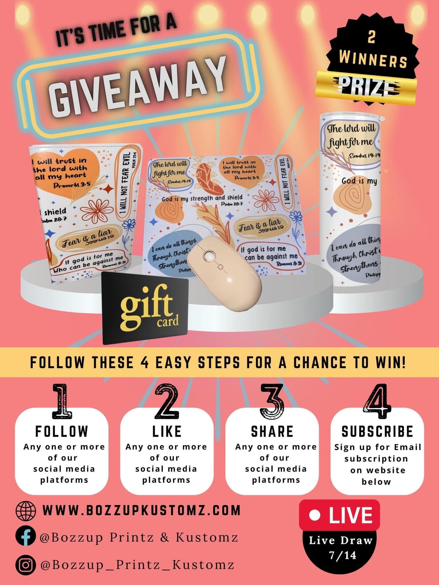 Flyers- Custom Design Digital File - BozzUp Kustomz