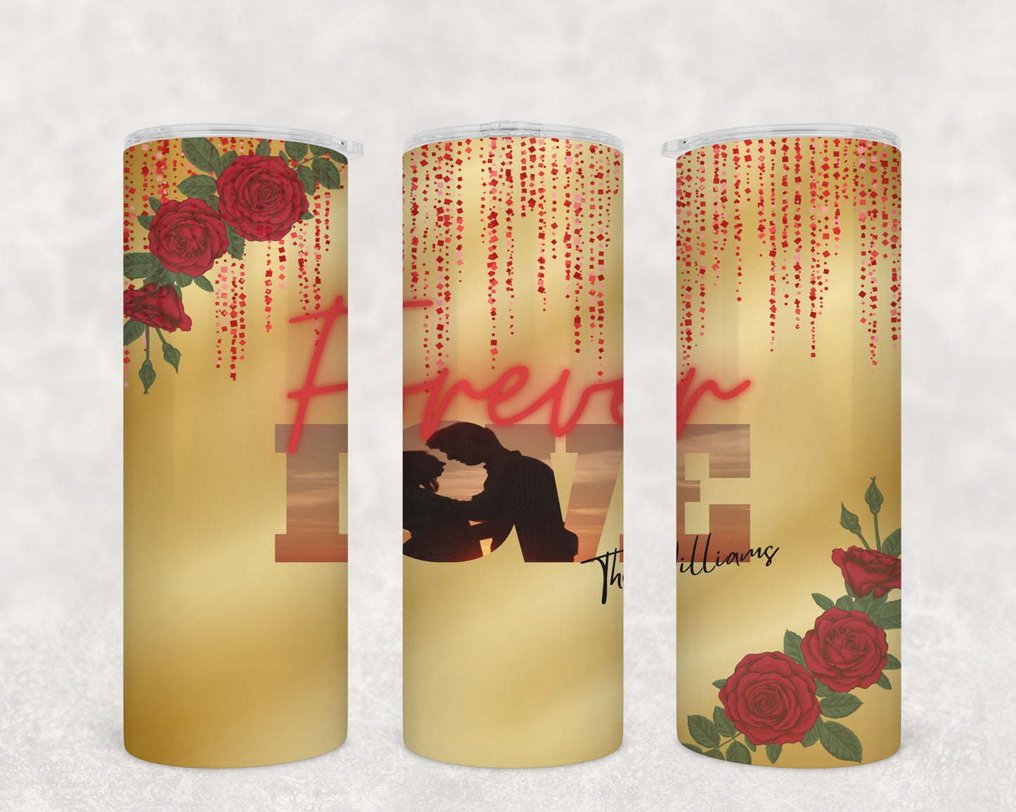 Forever Love Photo Tumbler - BozzUp Kustomz