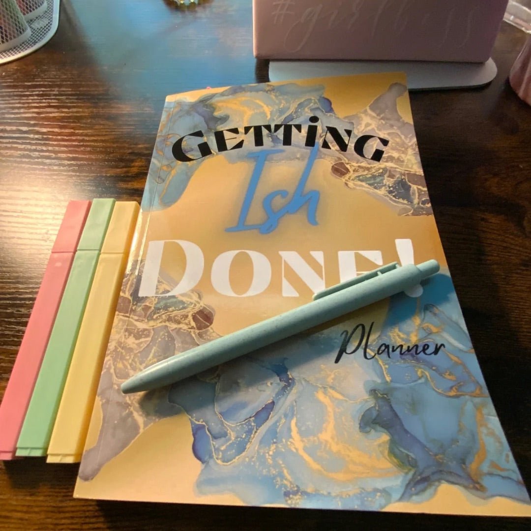 Getting Ish Done Yearly Planner- Undated - BozzUp Kustomz