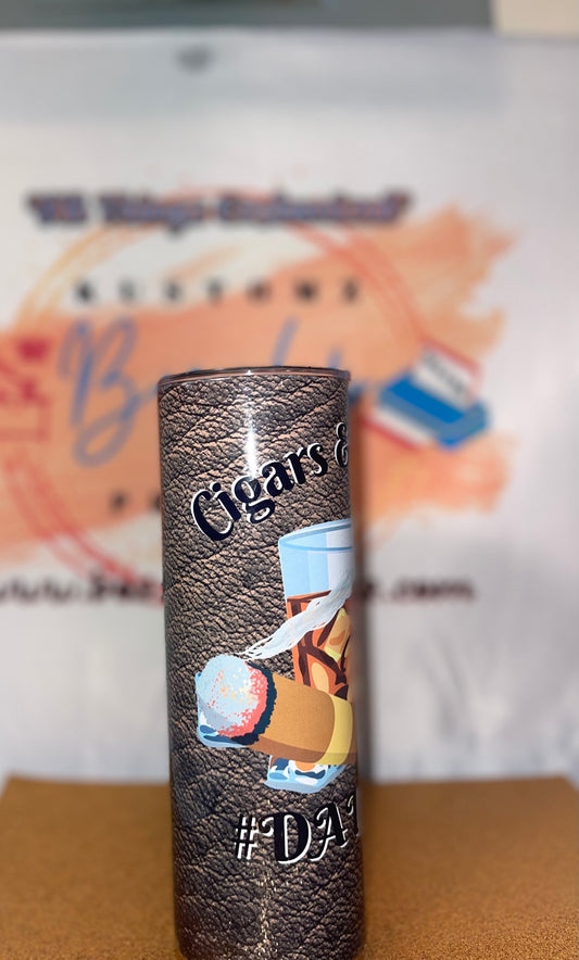 cigars & whiskey Drink ware collection - BozzUp Kustomz