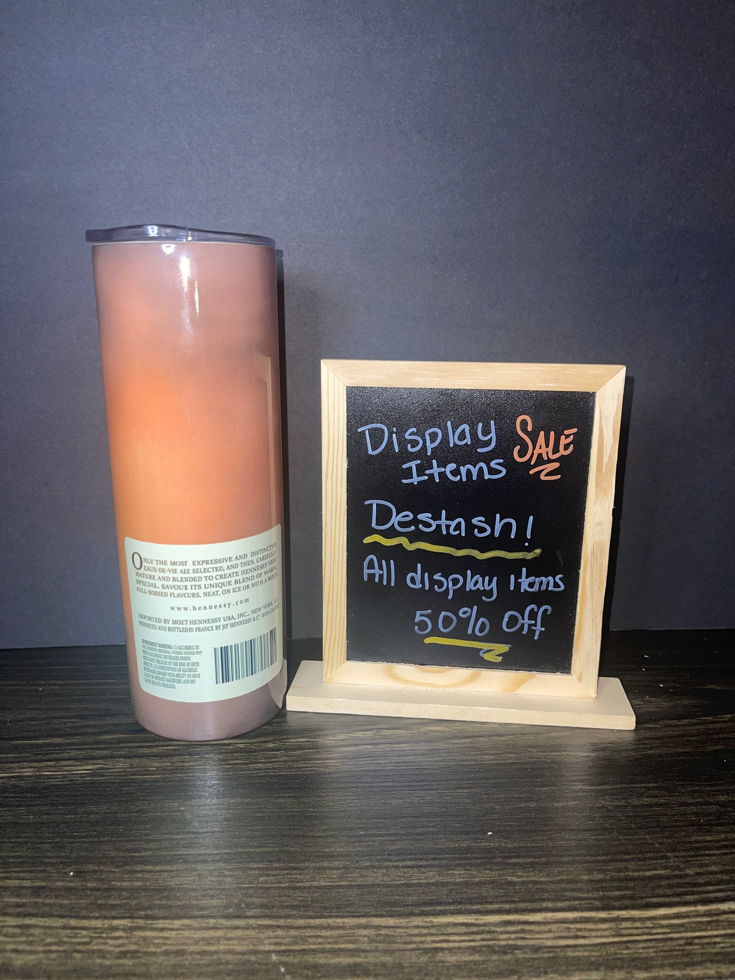 Display Tumbler 1- Destash