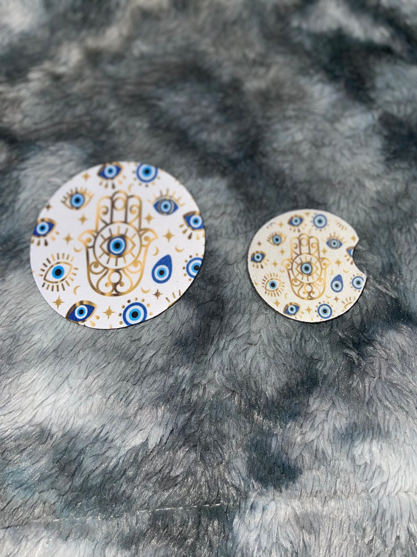 Evil Eye Coasters (sets of 2) - BozzUp Kustomz