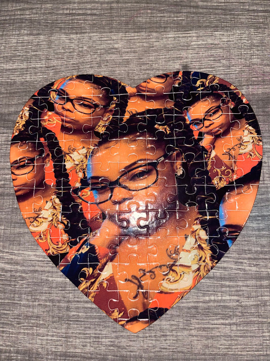 Heart Puzzle Collage