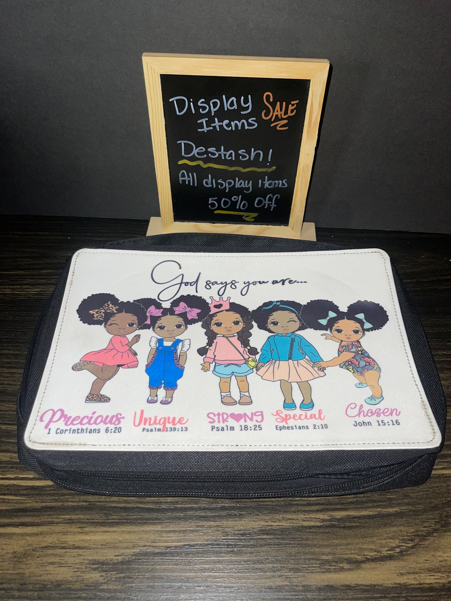 Girls Bible Case Display Item- Destash