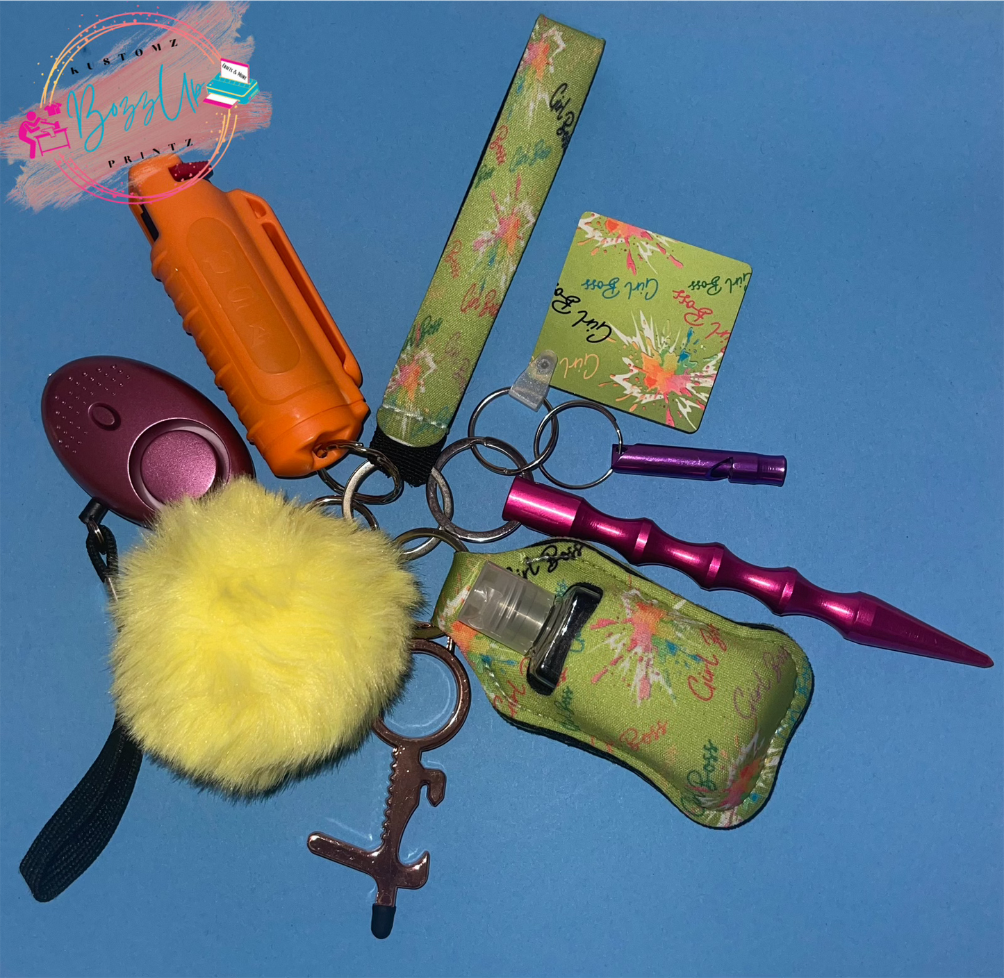 Girl Boss Emergency Keychain
