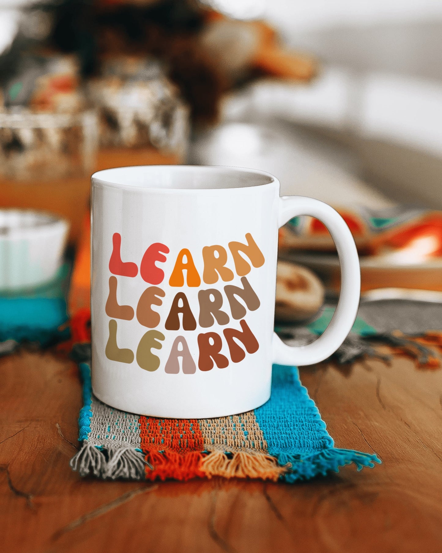 Learn Retro Wave Mug - BozzUp Kustomz