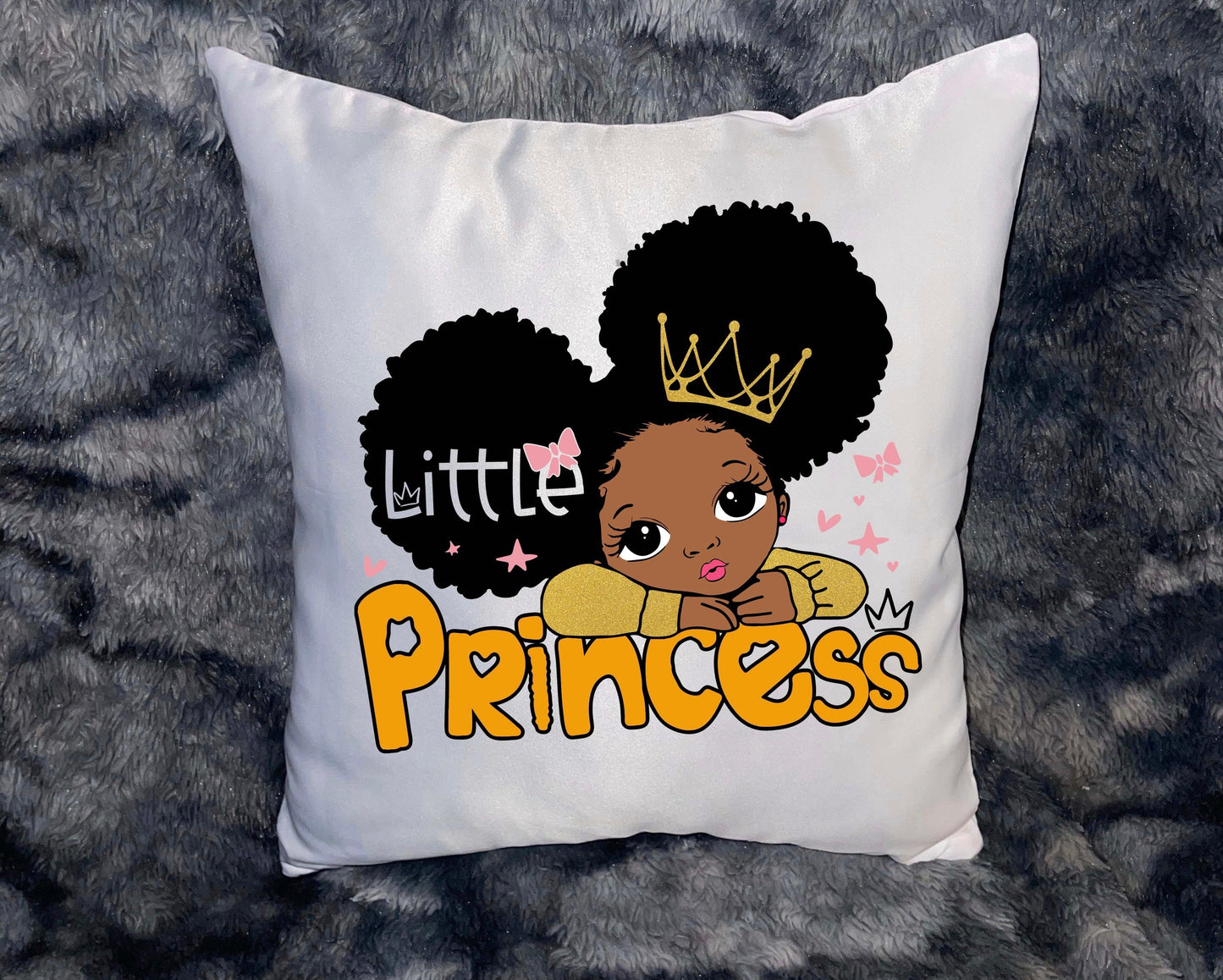 Little Princess throw pillow and canvas set - BozzUp Kustomz