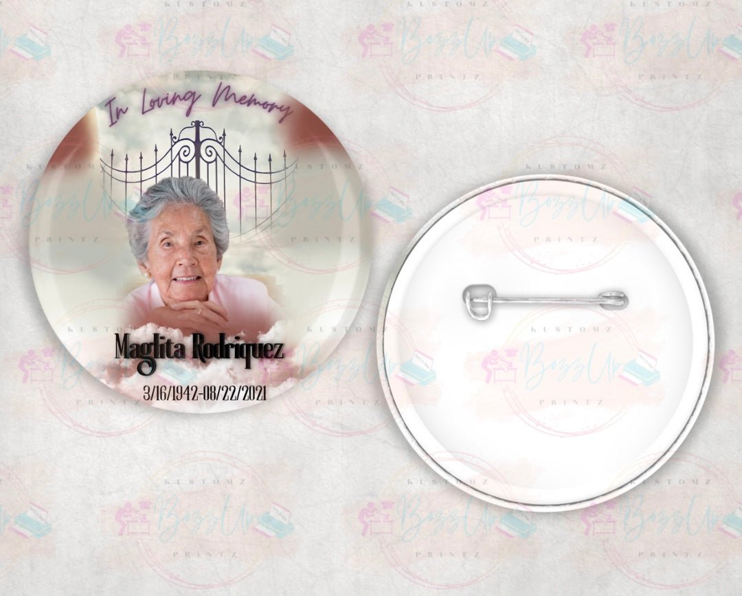 Memorial Button Pins - BozzUp Kustomz