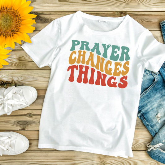 Prayer Changes Children's T-Shirt - BozzUp Kustomz