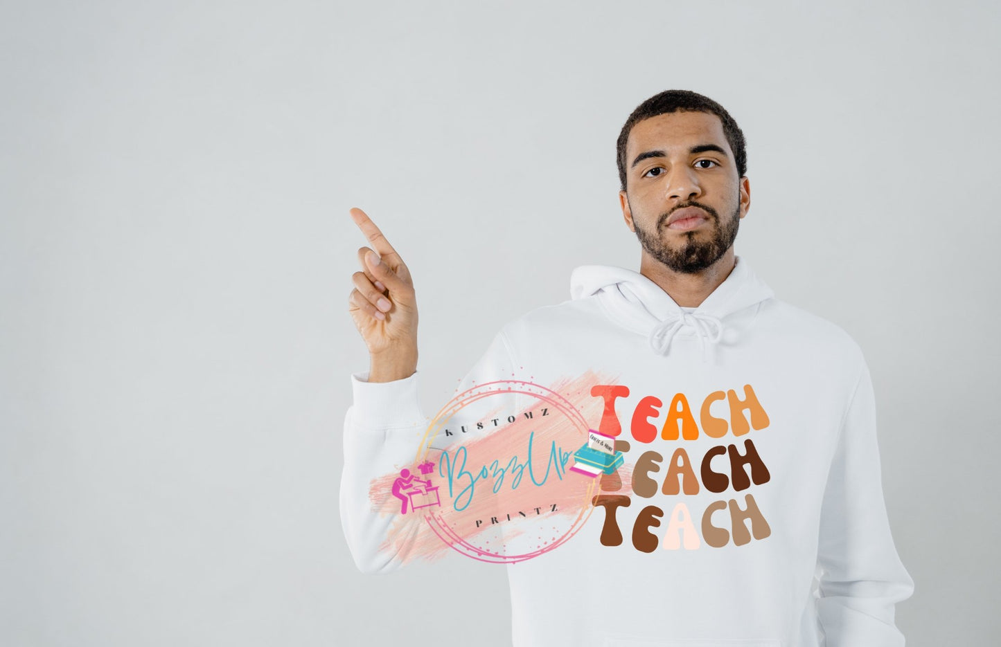 Teach-Retro Wave Hoodie