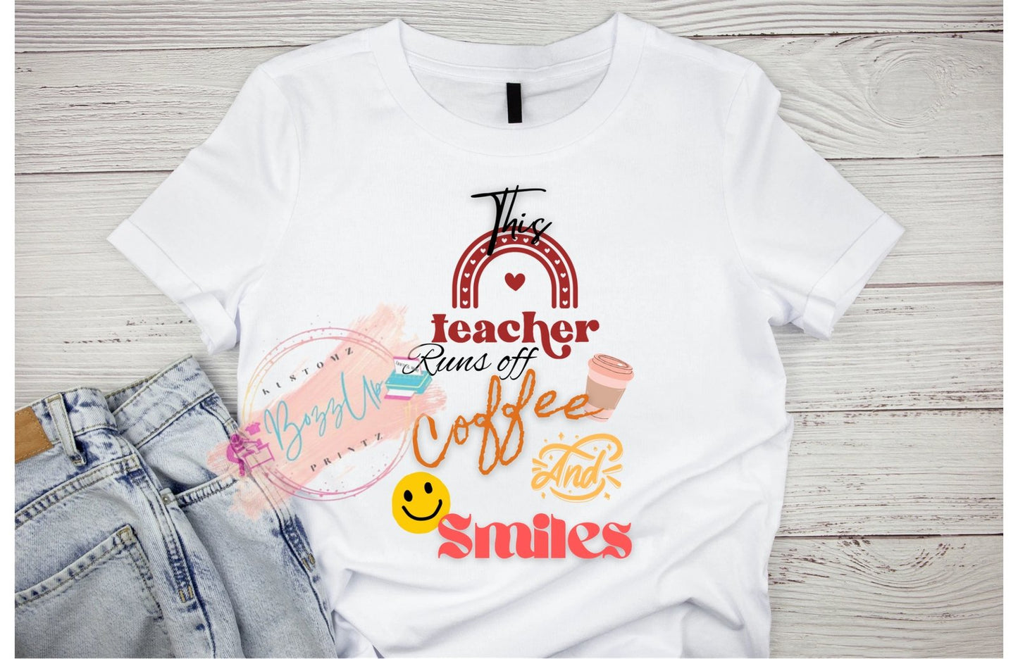 Teacher Coffee Smiles Shirts