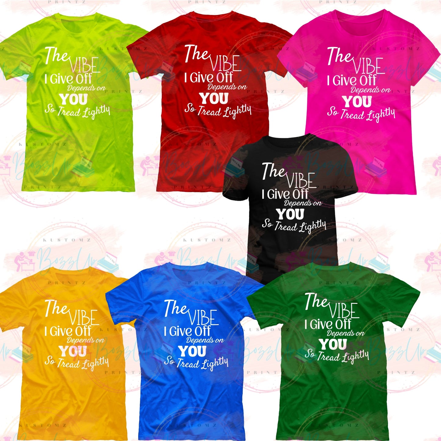 Vibe Depends On You Tees