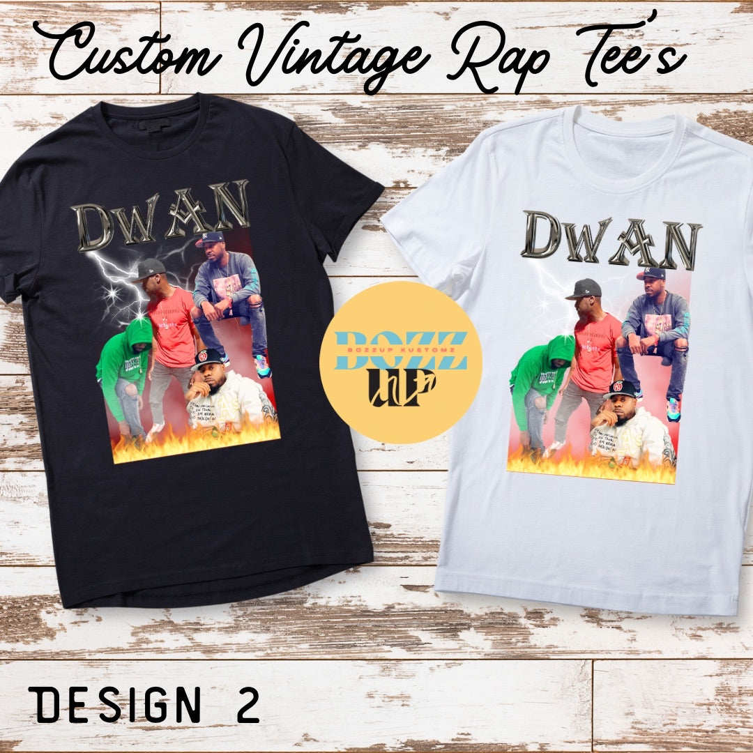 Custom Vintage 90's Rap Tees