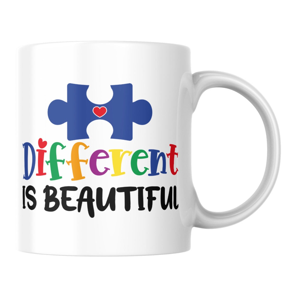 Autism Awareness Mugs- Neurodiversity Mugs- Mug Options for Autism Acceptance