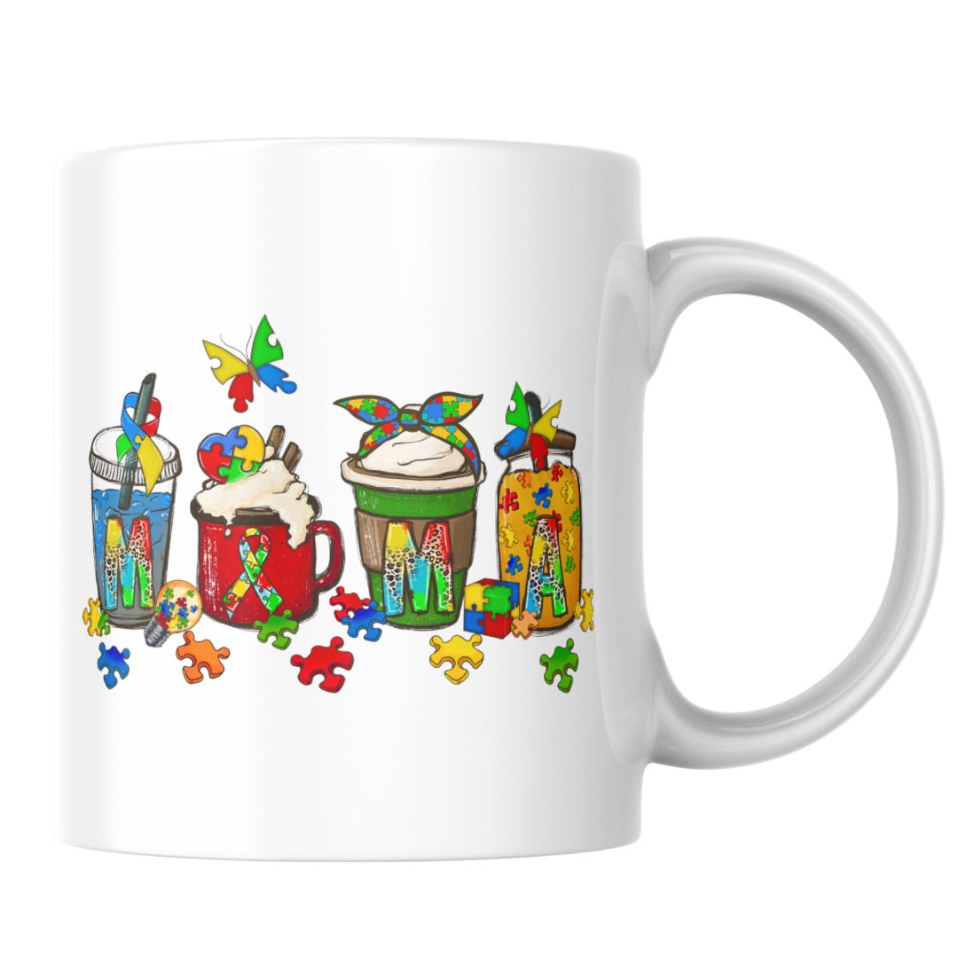 Autism Awareness Mugs- Neurodiversity Mugs- Mug Options for Autism Acceptance