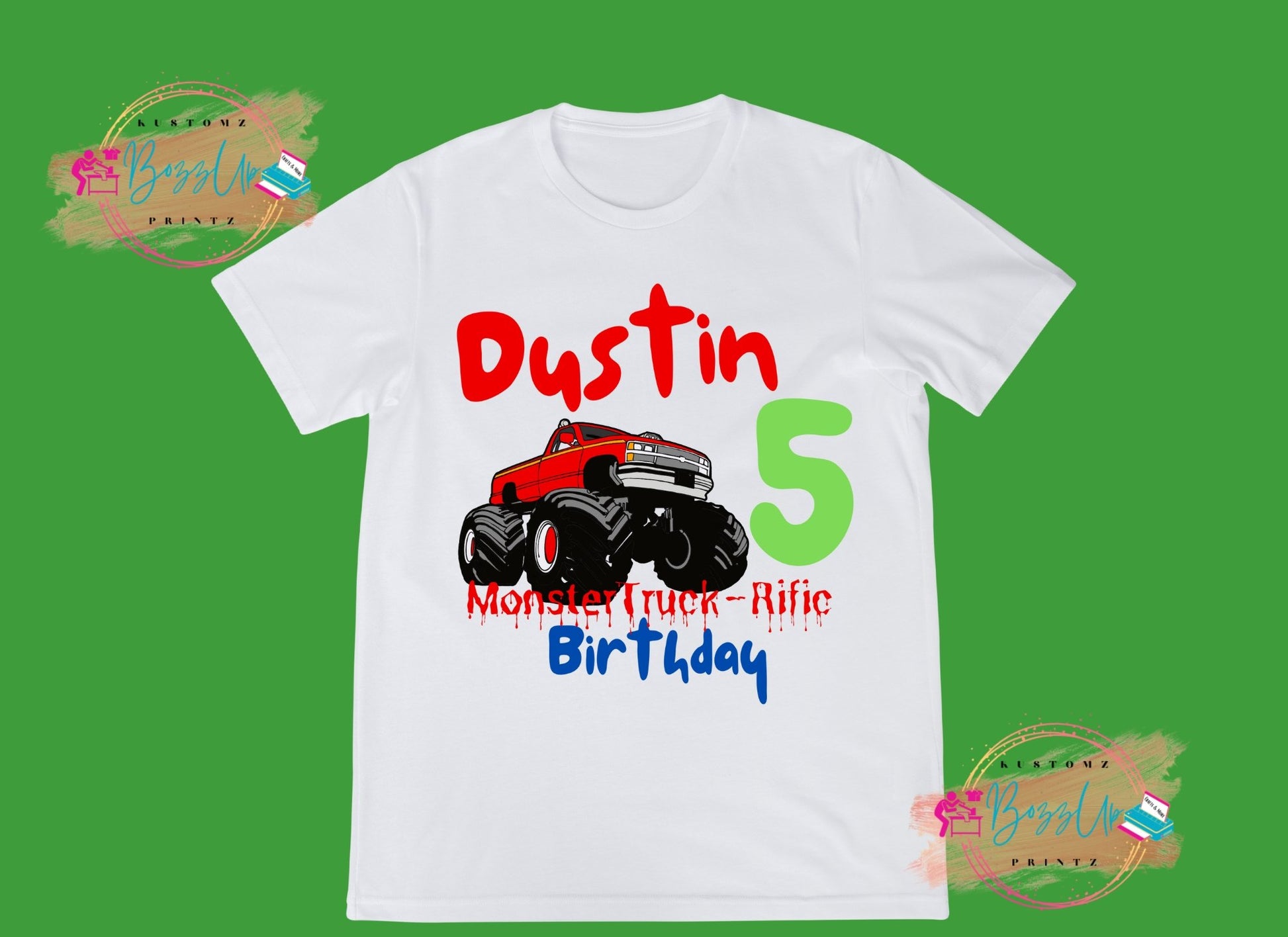 Custom Party T-shirts- Basic Design - BozzUp Kustomz