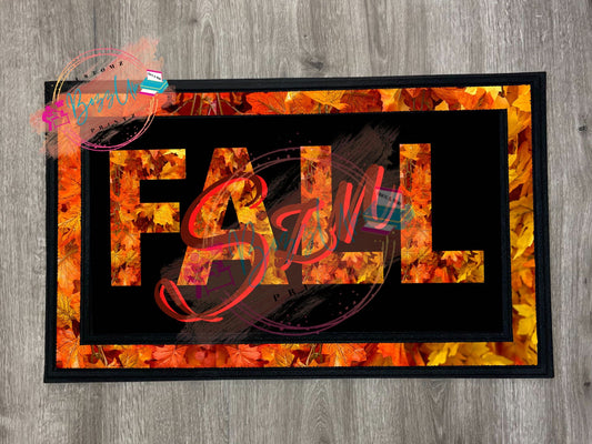 Fall SZN (season) Door Mat - BozzUp Kustomz