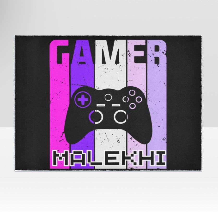 Gamer Area Rug -Personalized - BozzUp Kustomz