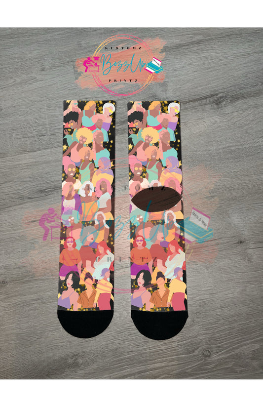 Girls Rock- Adult Socks