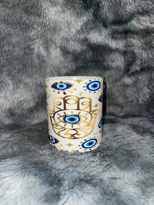 Evil Eye ceramic mug - BozzUp Kustomz 