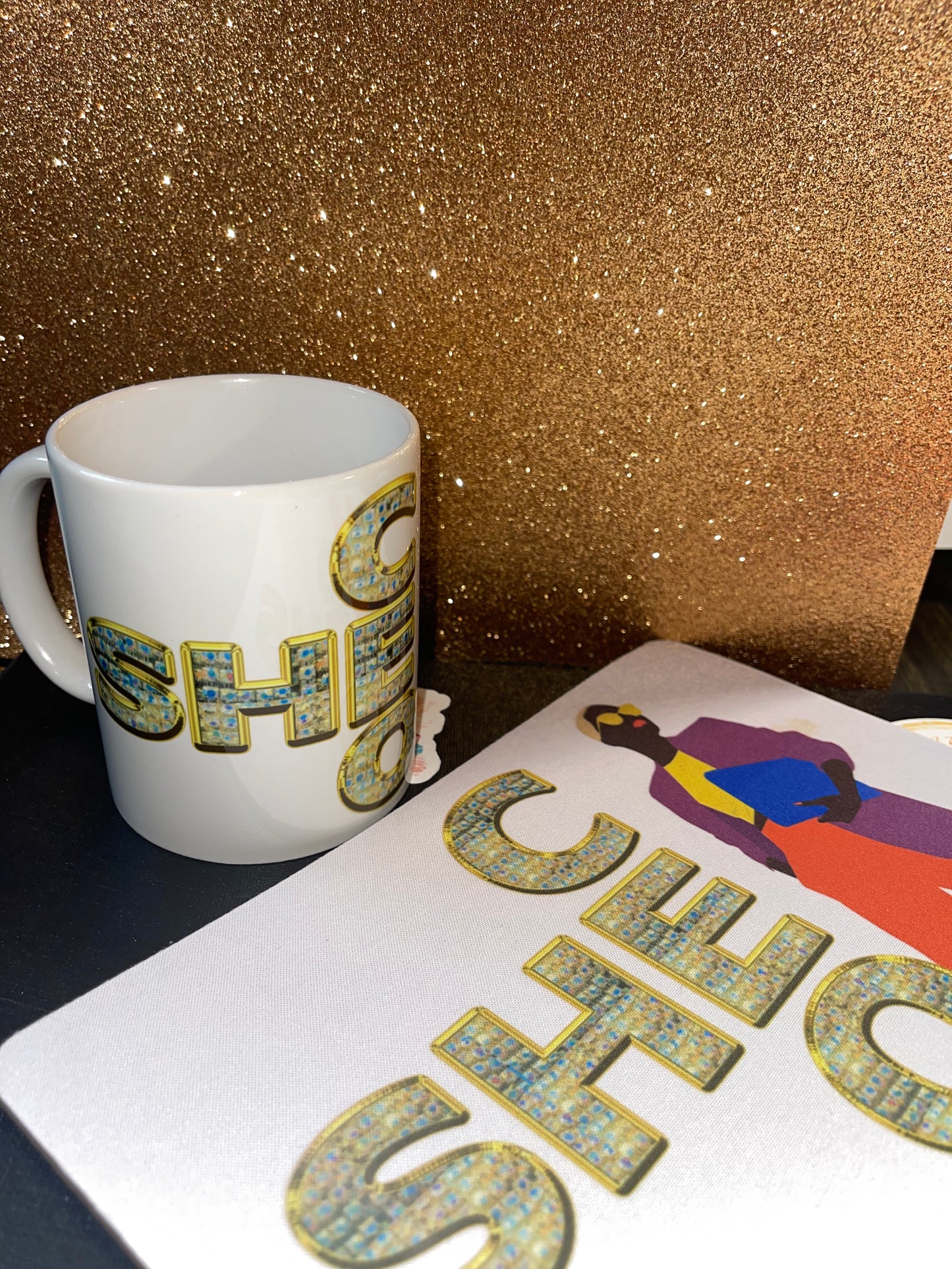 SheCeO Mug & Mousepad set - BozzUp Kustomz 