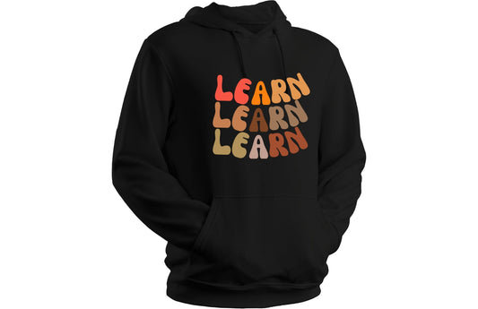 Learn-Retro Wave Hoodie - BozzUp Kustomz