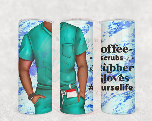 Male Nurse Design Tumbler