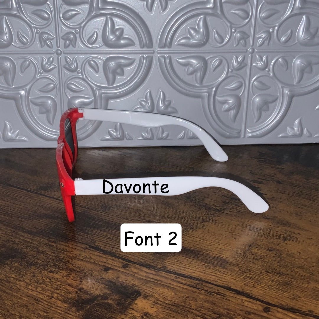 Personalized Sunglasses- Party Favors - BozzUp Kustomz