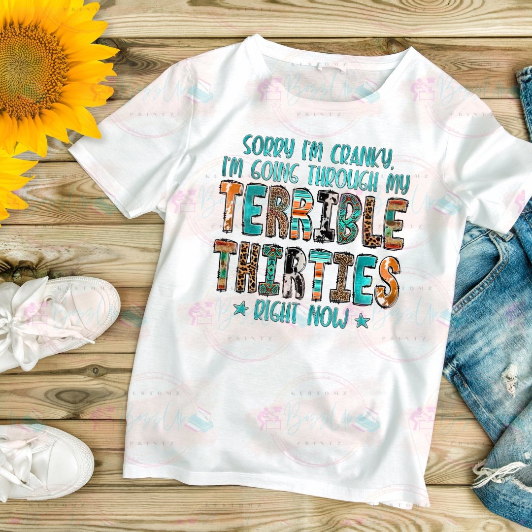 Terrible Thirties T-shirt - BozzUp Kustomz